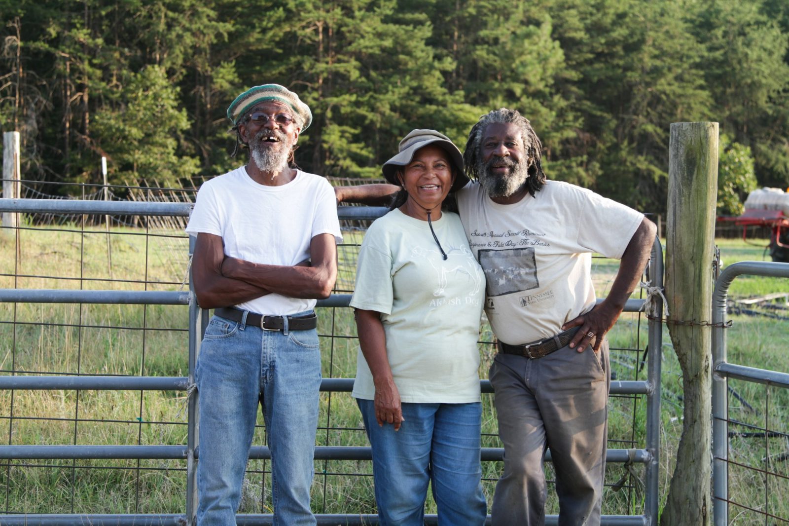Renard and Chinette Turner of Vanguard Ranch, Ltd. with their good friend Y.C. Yates. 