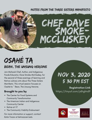 Chef Dave Smoke-McCluskey on Bean