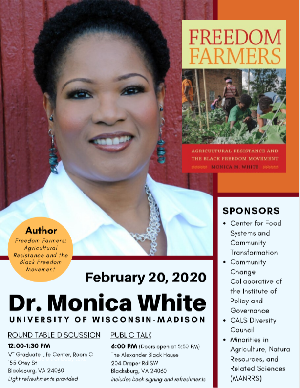 Monica White author of Freedom Farmers