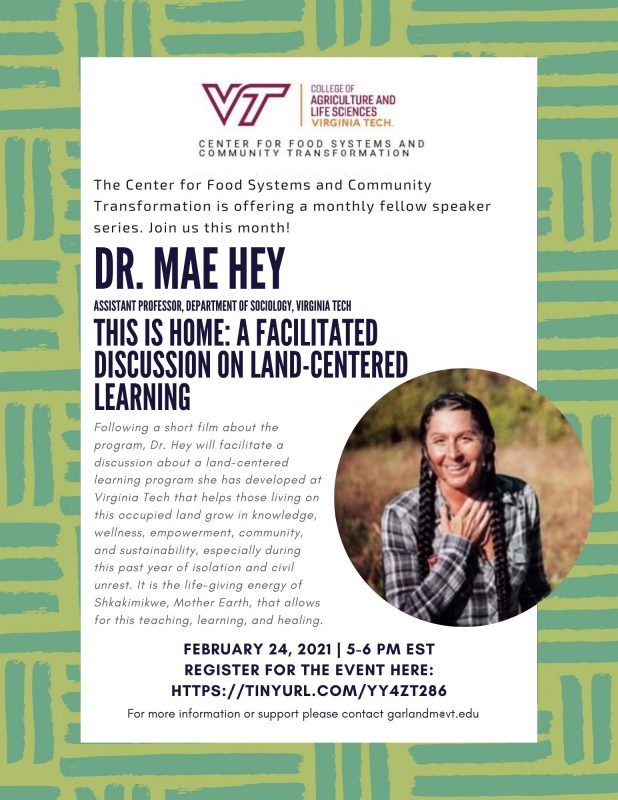Flyer for Dr. Hey's talk (text captured below)
