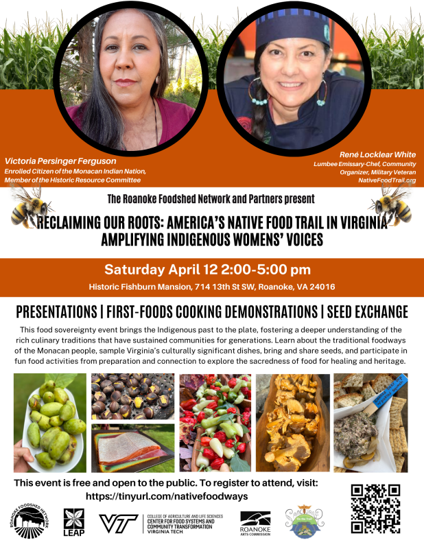 Flyer for native food trail